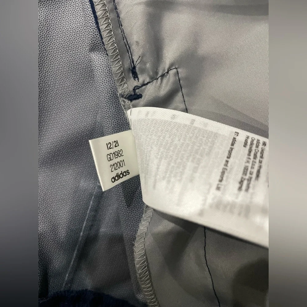 Adidas Men's Navy Windbreaker Jacket